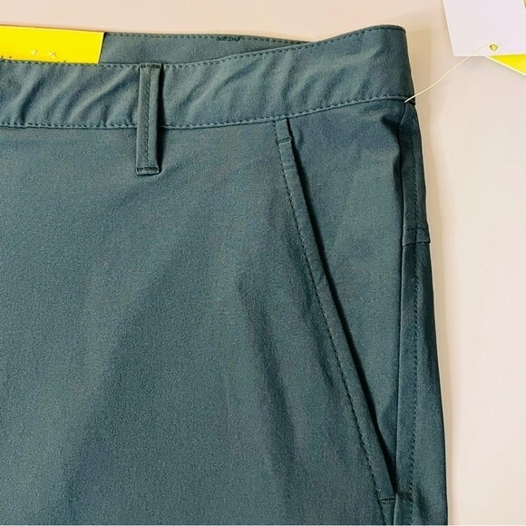 All In Motion Shorts Men's XXL Green UV Protection Drawstring Waist Pockets New - Picture 5 of 11